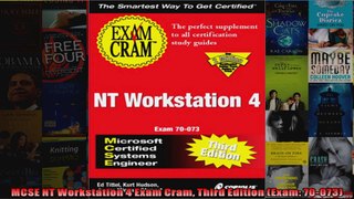 MCSE NT Workstation 4 Exam Cram Third Edition Exam 70073