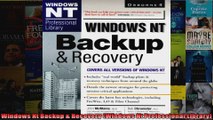 Windows Nt Backup  Recovery Windows Nt Professional Library
