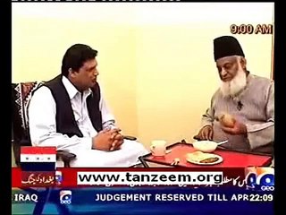 (1_3) Aik Din Geo Ke Saath, Dr Israr Ahmed