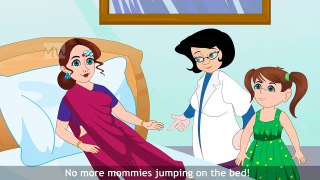 Five Strict Mommies Nursery Rhyme with Lyrics | Best Animation Rhyme Songs | Five Strict M