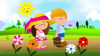 Jack and Jill (Nursery Rhyme) Animation and Lyrics for kids Full HD