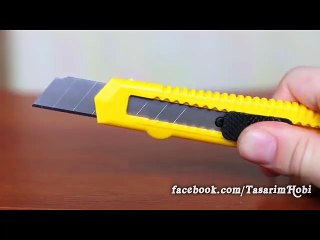 Maket Bıçağından Yapılan Yaratıcı Tasarım