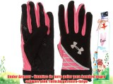 Under Armour - Guantes de forro polar para hombre negro schwarz pink Talla:large/extra-large