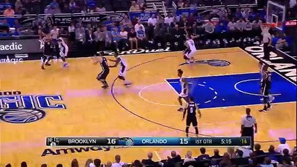 Aaron Gordon SUPER DUNK !!! - Nets vs Magic - March 29, 2016