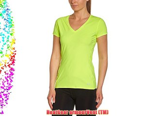 Under Armour Shirt Armourvent Short Sleeve - Camiseta de running para mujer color amarillo