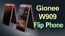 Gionee W909 Flip Phone With Dual Touchscreens, Fingerprint Sensor Launched