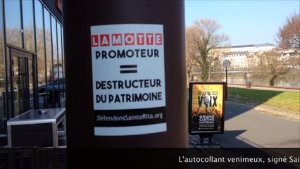 Sous l'autocollant venimeux, l'arche de Noé de Sainte-Rita