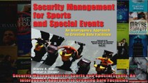 Security Management for Sports and Special Events An Interagency Approach to Creating