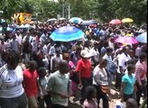 Catholic faithful observe the way of the cross