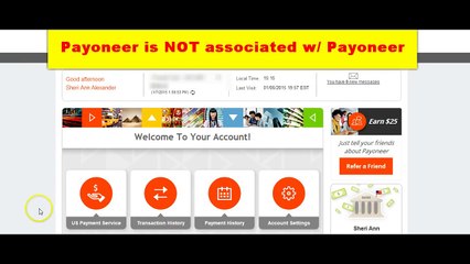 How to Receive Money from Paypal using a Payoneer Card