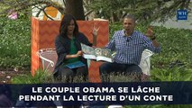 Le couple Obama se lâche pendant la lecture d'un conte