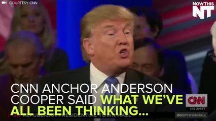 Anderson Cooper Calls Out Trump's Childishness