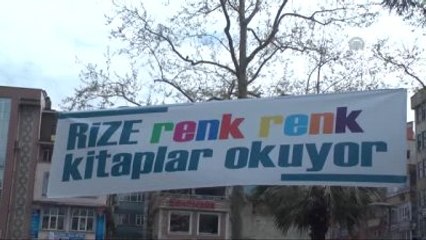 Rize'de Kitap Okuma Etkinliği Düzenlendi