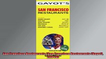 San Francisco Restaurants San Francisco Restaurants Gayot 2nd ed