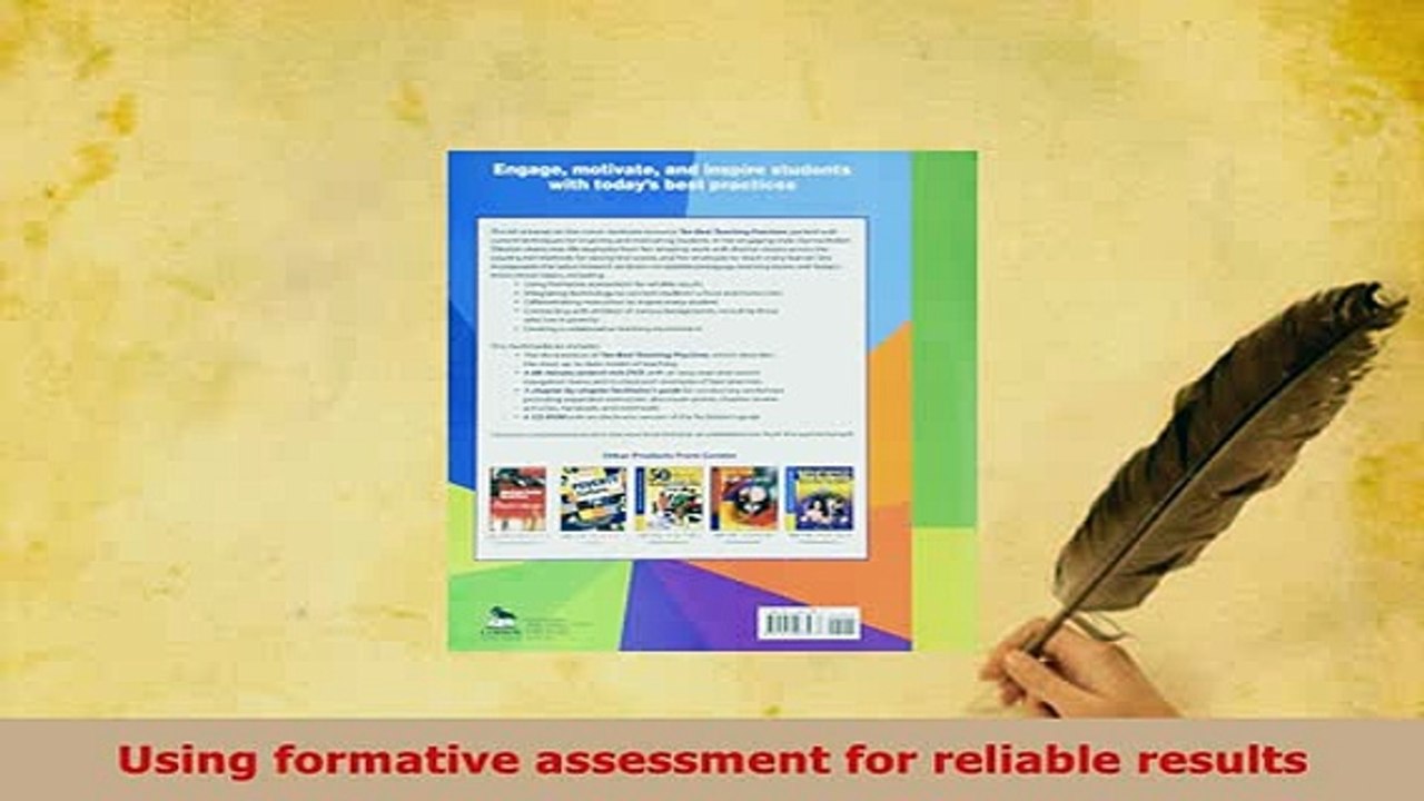 Download  Ten Best Teaching Practices Multimedia Kit How Brain Research and Learning Styles Read Full Ebook