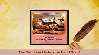 Download  The Saluki in History Art and Sport PDF Book Free