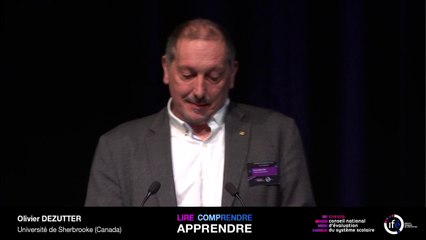 O DEZUTTER Pourquoi une conférence de consensus sur la lecture en 2016 ?