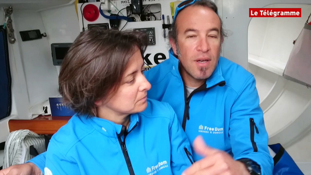 Transat AG2R - La Mondiale. Tolga Pamir et Stéphanie Jadaud : un couple dans le même bateau