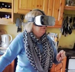 Hilarious Irish Mammy Tries Virtual Reality for the First Time