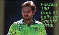 Shahid Afridi Fastest 100 in 37 balls (World Record)