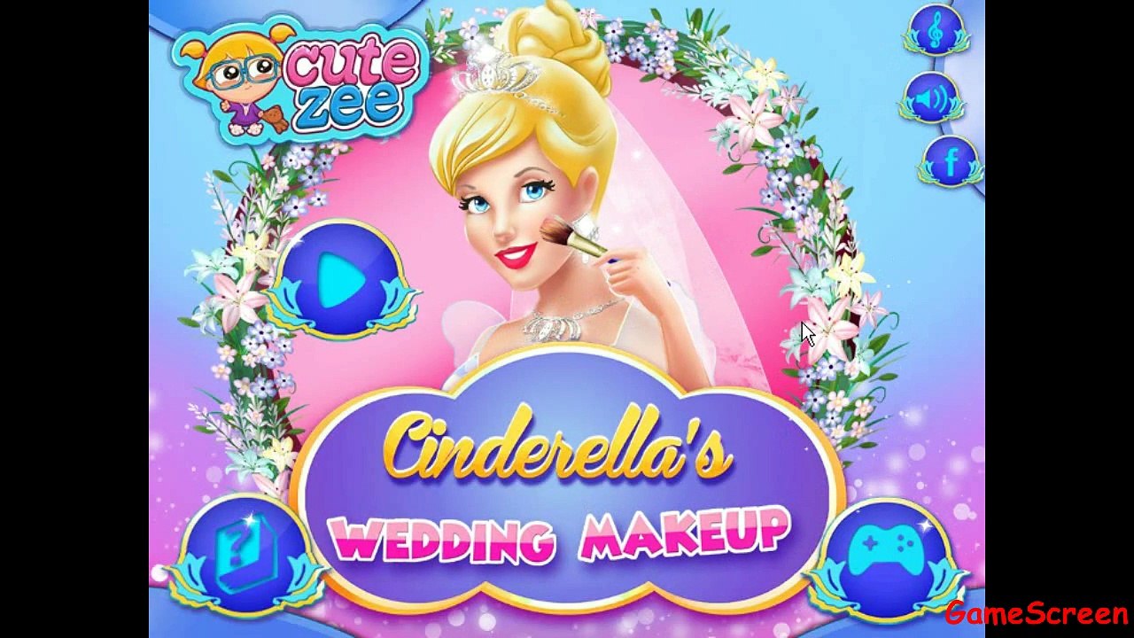 Cinderella wedding mekeup games- kids games
