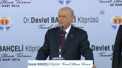 Devlet Bahçeli, Adını Taşıyan Köprünün Temel Atma Törenine Katıldı (2)