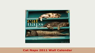 Download  Cat Naps 2011 Wall Calendar Read Full Ebook