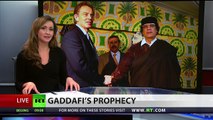 Prophetic warning: Gaddafi cautioned Tony Blair of jihadi threats to Europe