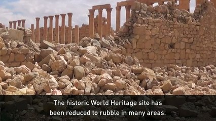 First look at Palmyra as Islamic State are driven out