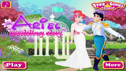Ariel Wedding Day - Disney Princess Ariel Makeup and Dress Up Game