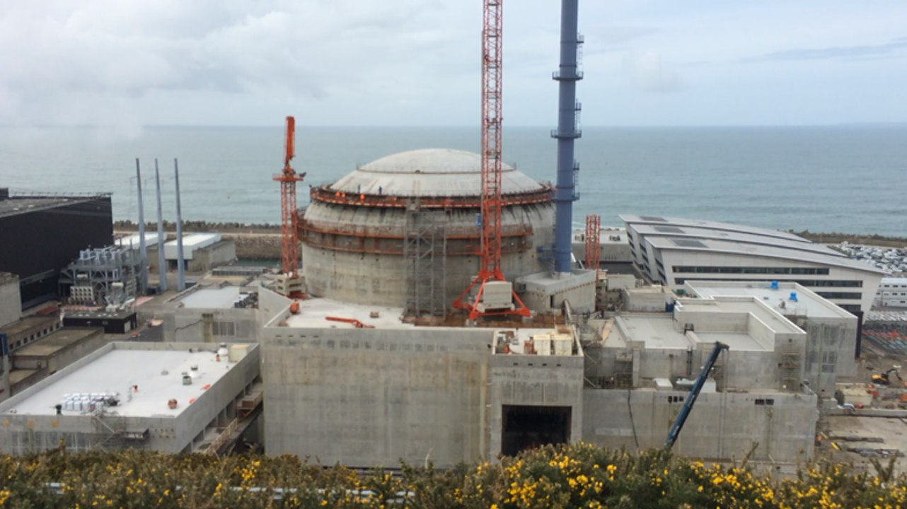 Le chantier de l'EPR de Flamanville