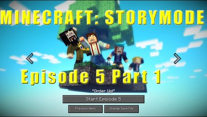 Minecraft Storymode  "FLINT & STEEL"  Episode 5 Part 1 PC Gameplay