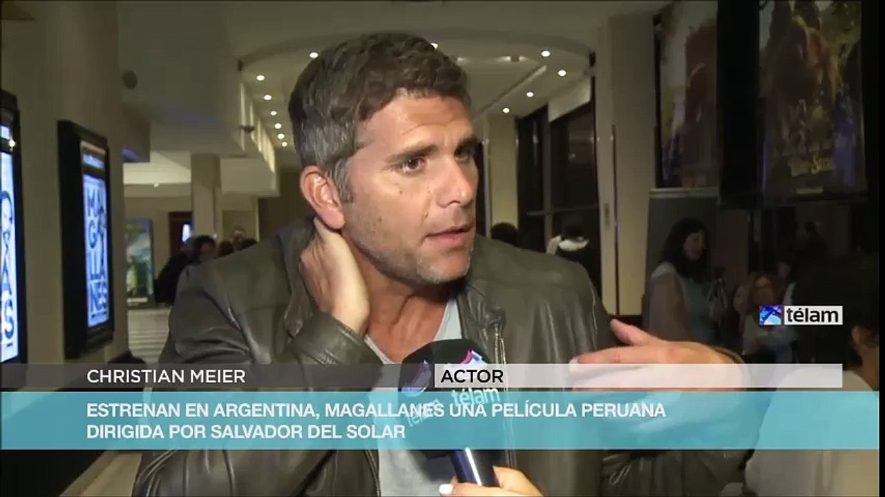 Entrevista a Christian Meier  Avant Premiere 'Magallanes' #Argentina