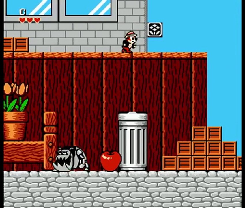 Денди - Чип и Дейл - (Chip 'n' Dale - NES) Прохождение  Chip 'n' Dale