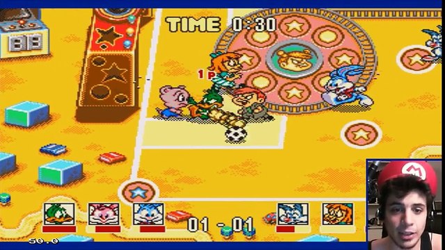 TINY TOON ADVENTURES: ACME ALL STARS! (Soccer: Good Guys vs Bad Guys) TINY TOONS Old Cartoons