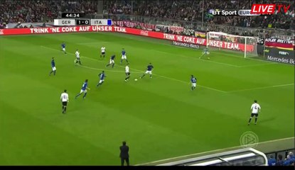Mario Gotze Goal - Germany 2 - 0 Italy 29.03.2016