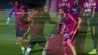 Barcelona ready to face real Madrid Training session SportsWire