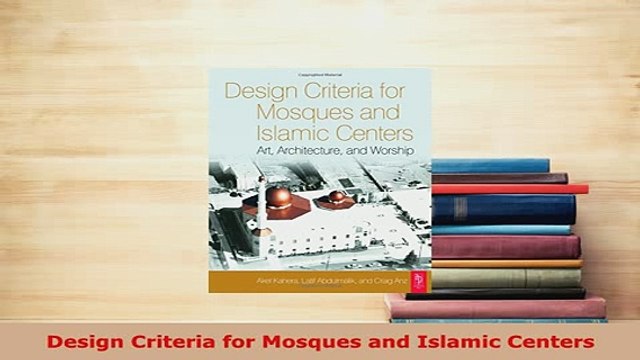 PDF Design Criteria for Mosques and Islamic Centers Download Full Ebook