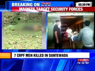 7 CRPF Jawans Killed In Dantewada Landmine Blast