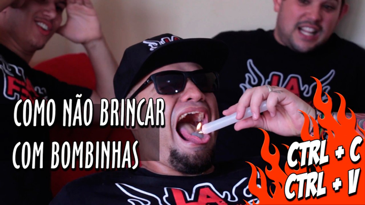 Como não brincar com bombinhas