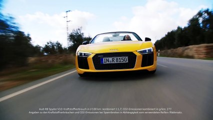 Une balade avec la nouvelle Audi R8 V10 Spyder