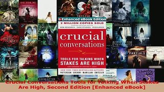 PDF  Crucial Conversations Tools for Talking When Stakes Are High Second Edition Enhanced Download Online