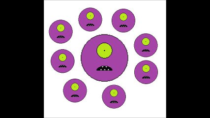 (Spring Break 2016) The Eyeball Mutant from Cube Creator 3D charges up to prepare its ultimate weapon