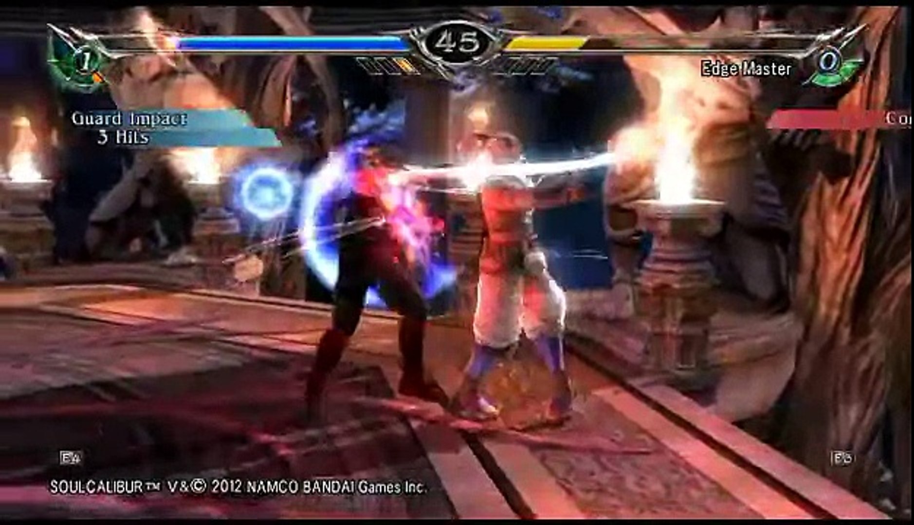 Soul Calibur V - Kenshi (Mortal Kombat) VS Edge Master (Online)