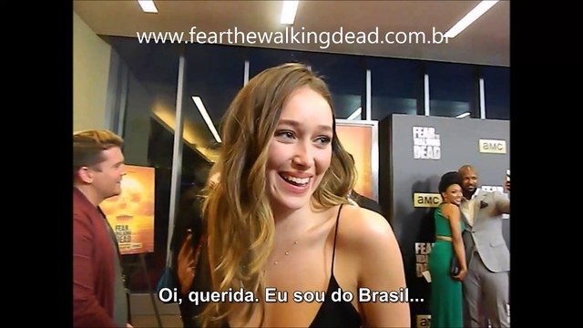 Alycia Debnam-Carey agradece aos fãs brasileiros pelo apoio (LEGENDADO)