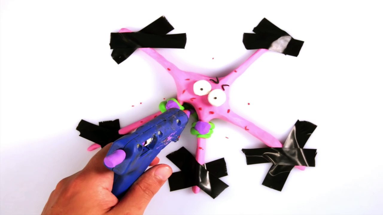 Spongebob Patrick Play doh STOP MOTION playdo video