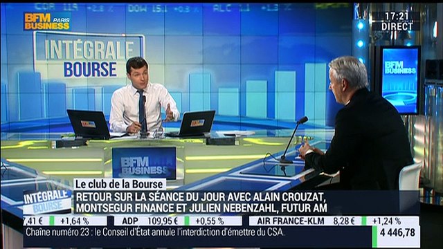 Le Club de la Bourse: Alain Crouzat, Julien Nebenzahl et Nicolas Chéron - 30/03