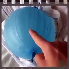 İçi soğuk su dolu balon ile headshot atan eleman