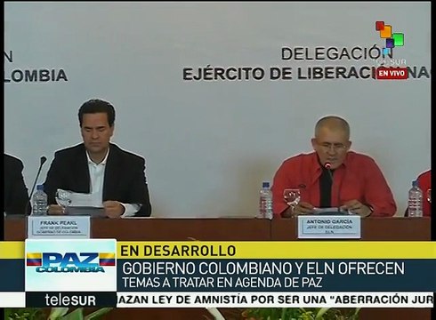 ELN ofrece detalles sobre la implementación de acuerdos con Colombia