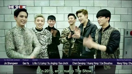 [ESP] 151208 B.A.P - Saludos para el 2016 @ MTV The Show